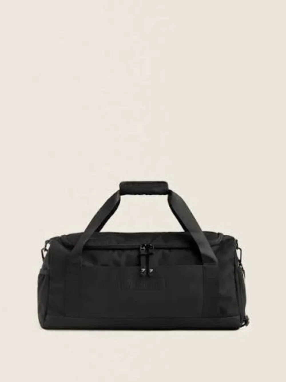 Gymshark Everyday Holdall Gym Bag | Black | Small Duffel with Pouch